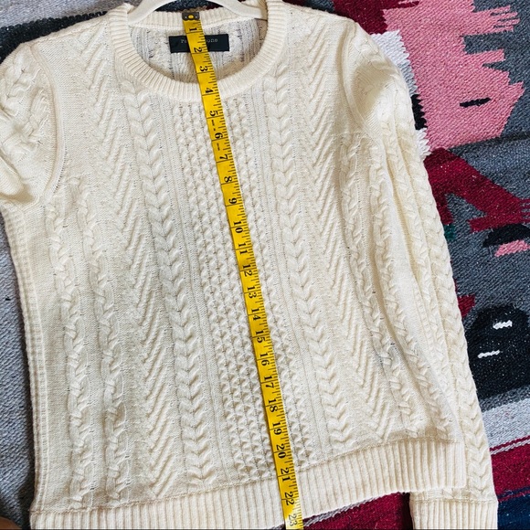 rag & bone wool fisherman knit sweater - Picture 7 of 10